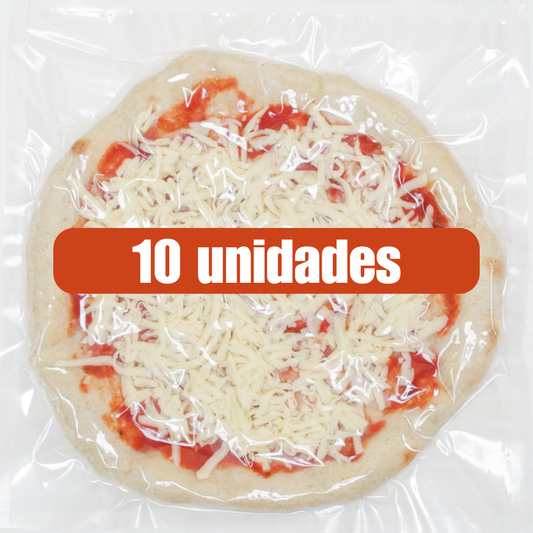 10 Pre-Masas con Pomodoro y Mozzarella – individual 24 cm