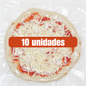 10 Pre-Masas con Pomodoro y Mozzarella – individual 24 cm